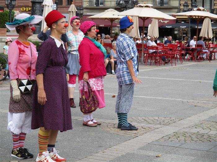 Kirchenclownerie Sommerwoche 2016 Frankfurt Gisela Matthiae 05